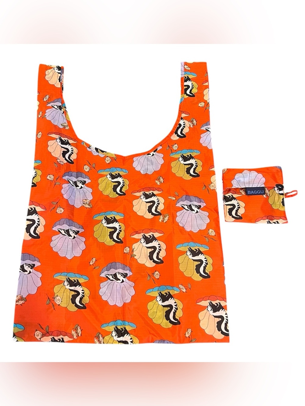 BAGGU Eco Friendly Bag STANDARD Half Shell Skunk